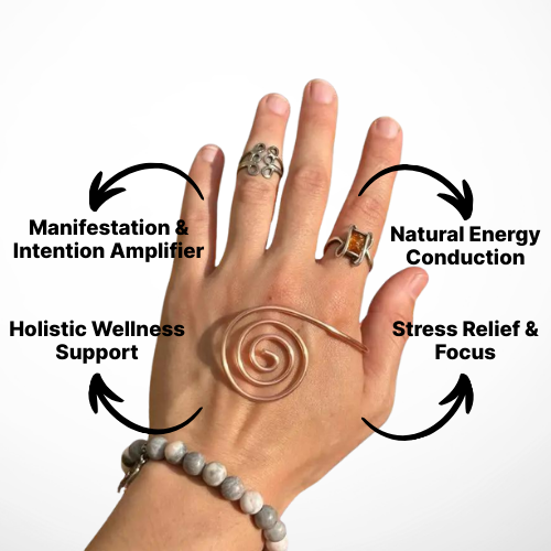 Conducting Copper Palm Ring